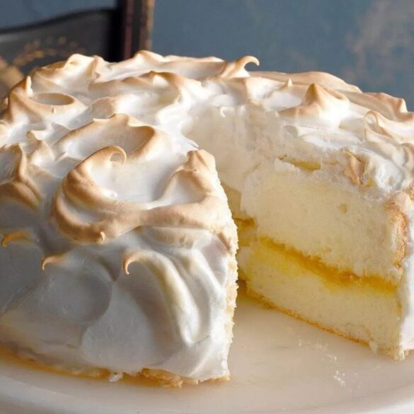 Lemon Meringue Angel Cake