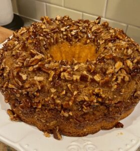 PECAN UPSIDE DOWN BUNDT CAKE - Recipes Fiber