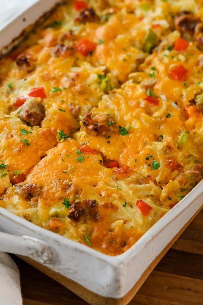 Hashbrown Breakfast Casserole - Recipes Fiber