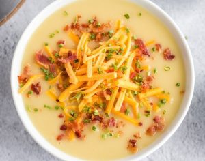 Cheddar Cheese Potato Soup - Recipes Fiber