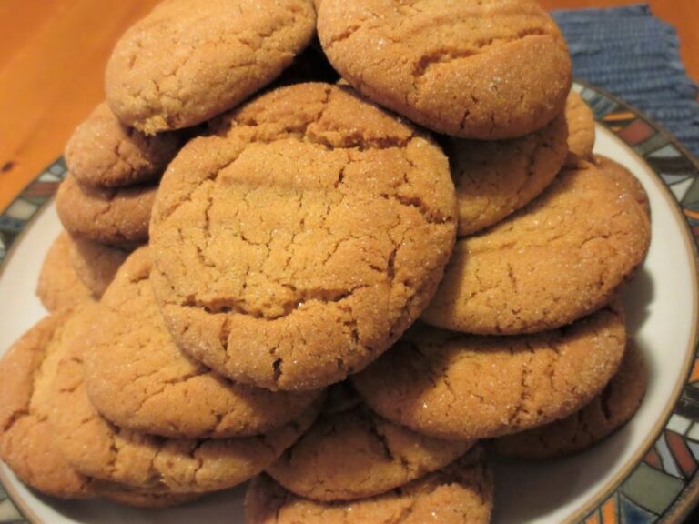 Big Soft Ginger Cookies - Recipes Fiber