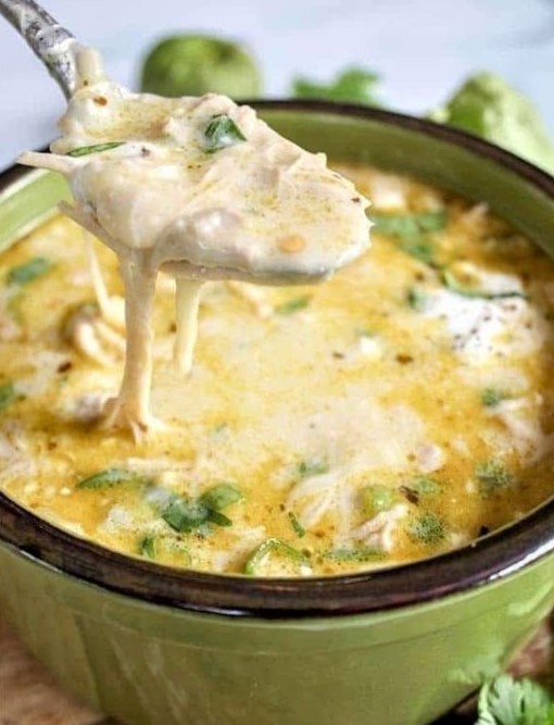 rock Pot Green Enchilada Chicken Soup - Recipes Fiber