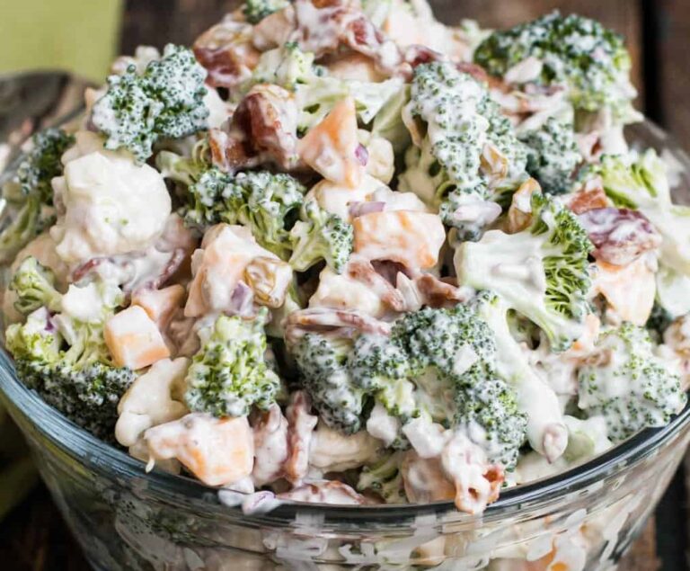 AMISH BROCCOLI SALAD - Recipes Fiber