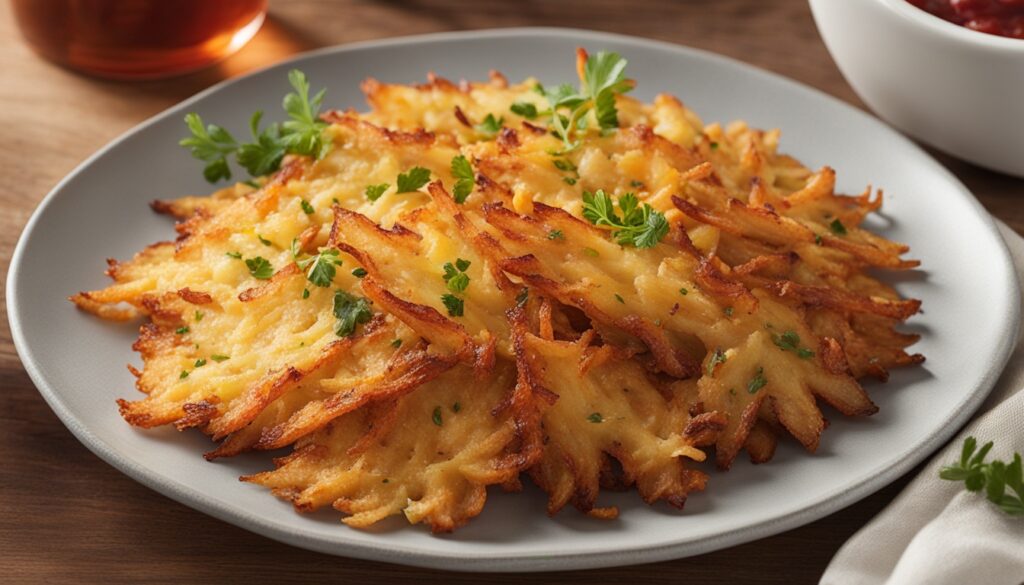 Serving air fryer hash browns