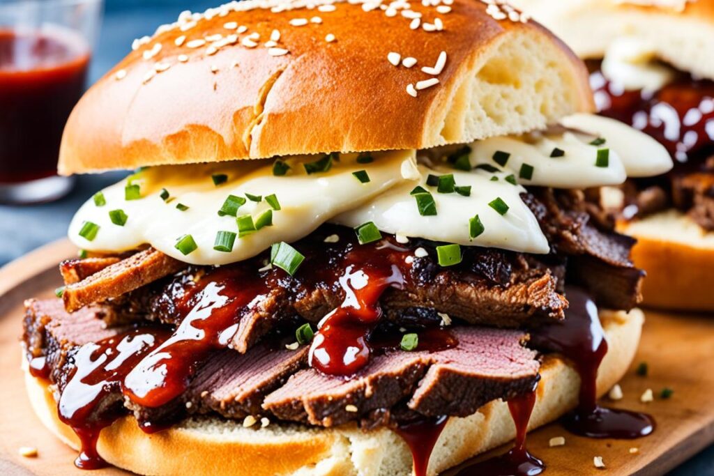 Texas brisket sandwich