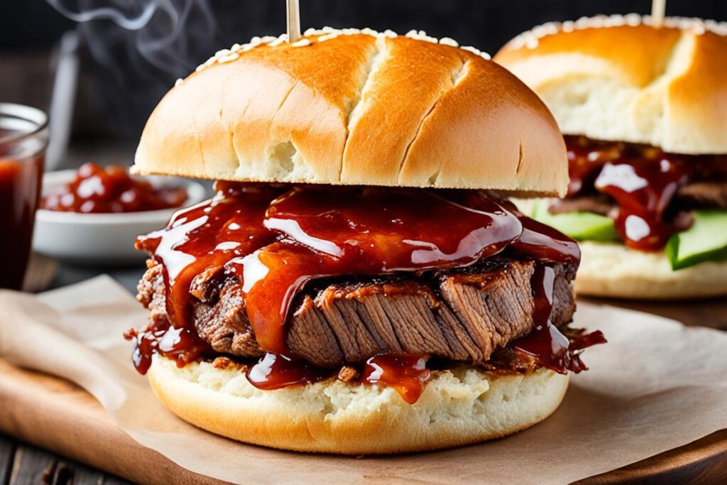 beef brisket sandwich