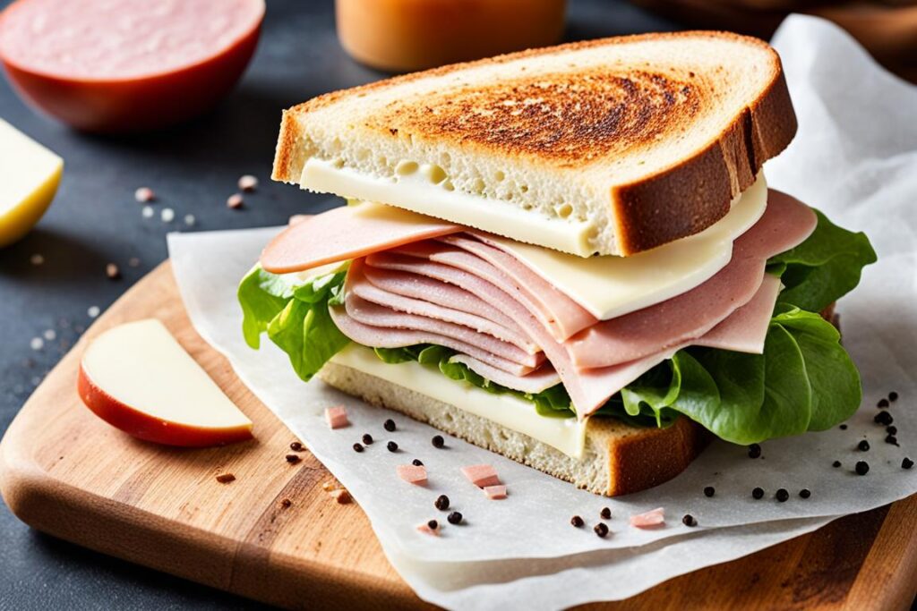 mortadella sandwich