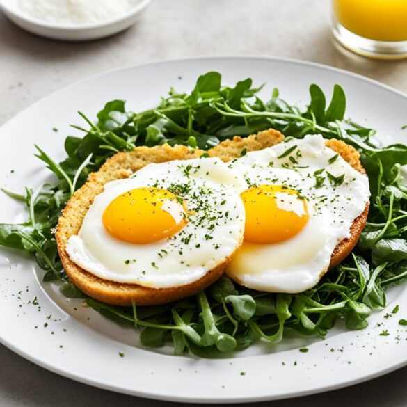 over hard eggs