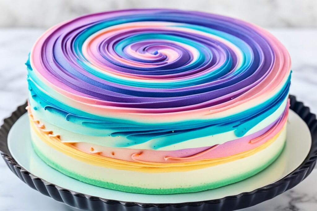 rainbow buttercream