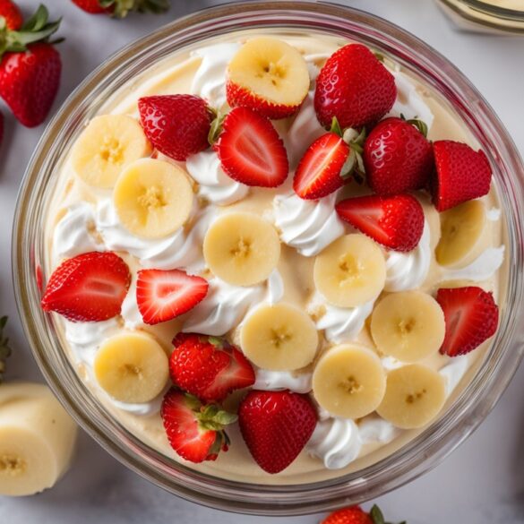 strawberry banana pudding