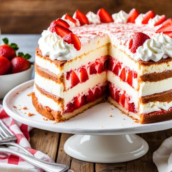 strawberry earthquake cake