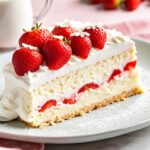 strawberry tres leches cake