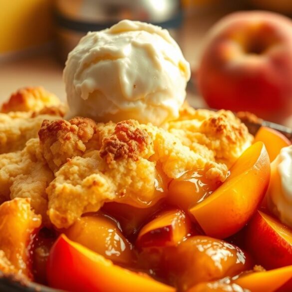 peach cobbler recipe with cake mix