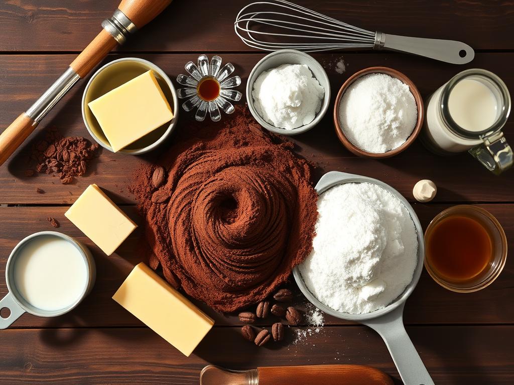 Chocolate icing ingredients