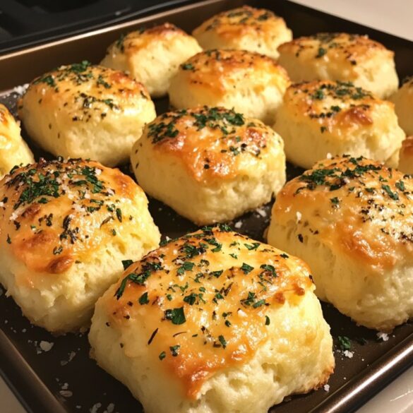 stuffed biscuit bombs, garlic cheese biscuits, mozzarella stuffed rolls