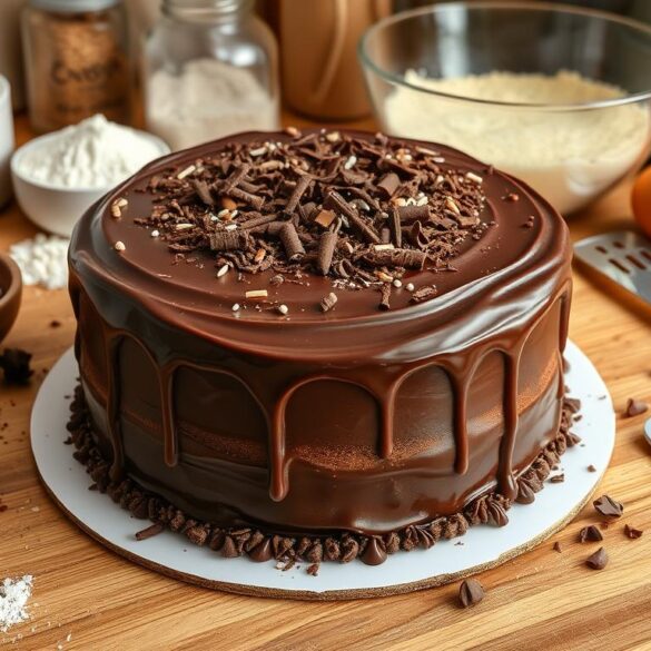 costco chocolate cake icing recipe