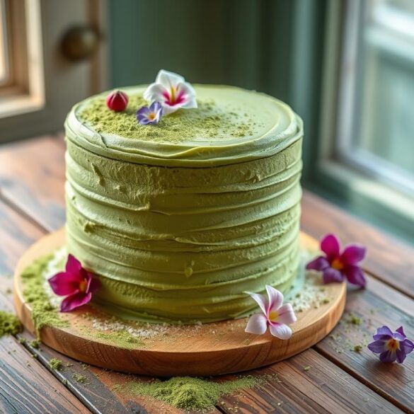 matcha cake recipe vegan