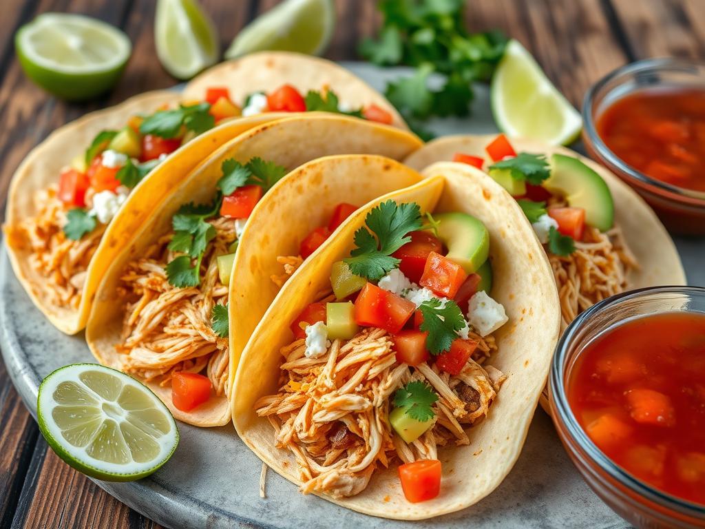 shredded chicken taco recipe