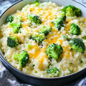 Cheesy Broccoli Rice Casserole