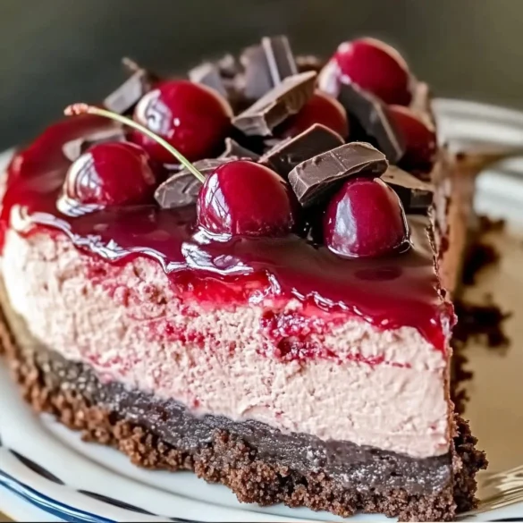 Cherry Chocolate Cheesecake