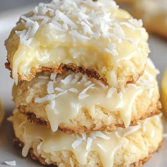 Lemon cookies, coconut cookies, cheesecake cookies, citrus cookies