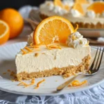 No-Bake Orange Creamsicle Cheesecake