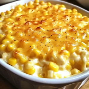 Ooey-Gooey Cream Cheese Corn Bake