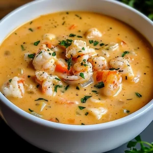 Seafood Soup, Creamy Shrimp Bisque, Crab Chowder