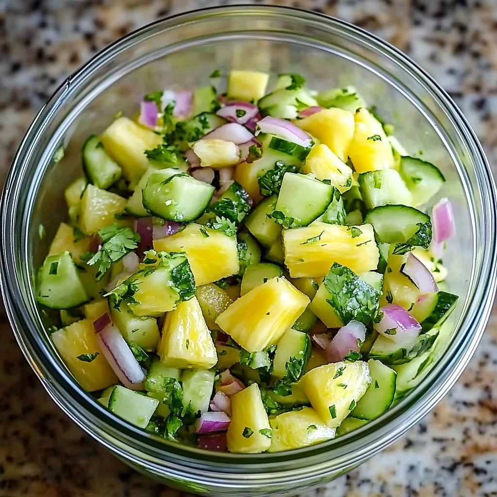 Refreshing Pineapple Cucumber Salad – A Perfect Summer Side!