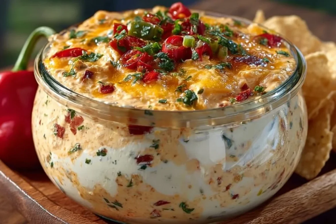 Delicious Rotel Ranch Dip served in a bowl with tortilla chips.