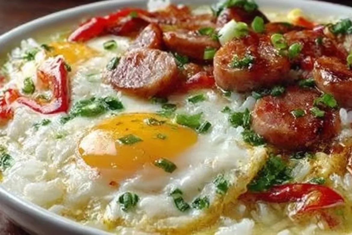 Delicious Filipino breakfast spread with traditional dishes and ingredients.