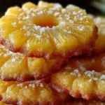 Delicious Pineapple Upside Down Cookies on a plate ready to be enjoyed