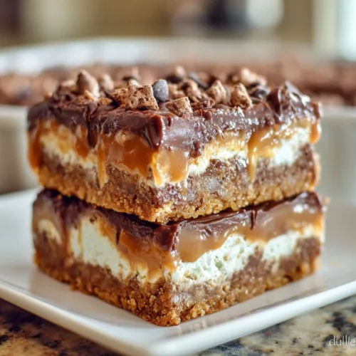 4-layer Everything Bars with a variety of toppings for a delicious treat