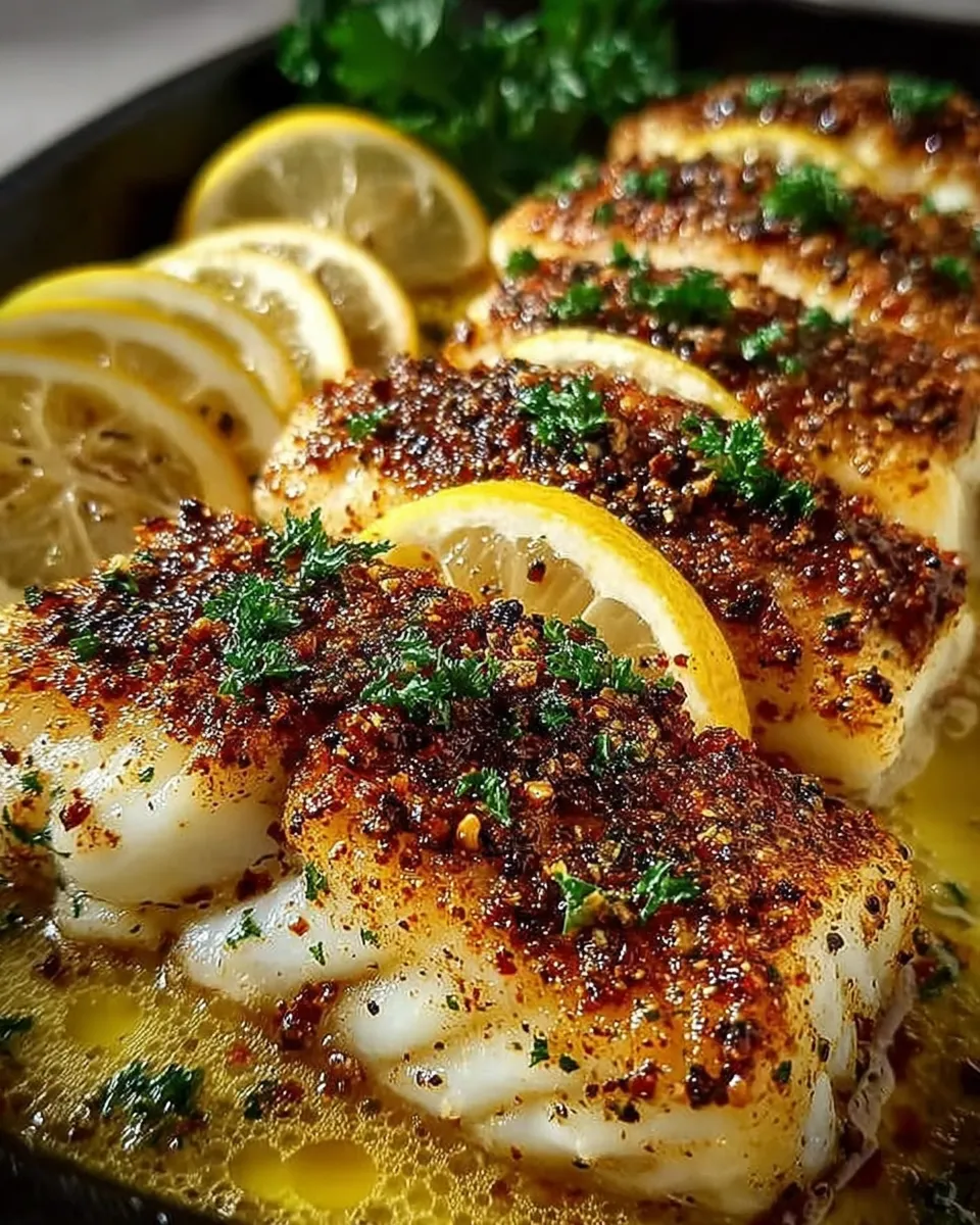 Zesty Lemon Butter Fish Fillets
