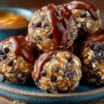 Chocolate Peanut Butter Energy Bites recipe for a healthy snack