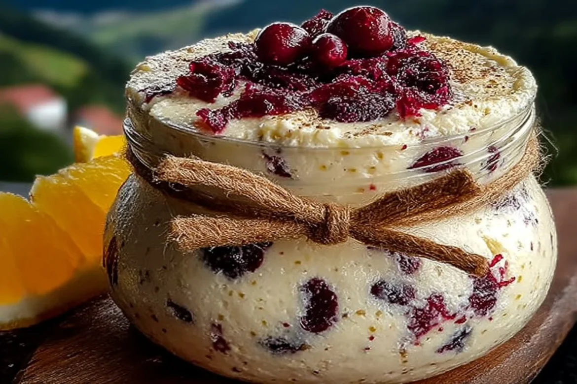 Cranberry Honey Butter spread on toast with fresh cranberries and honey