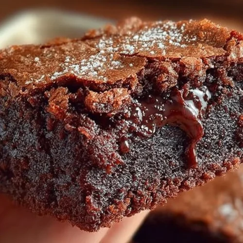 Delicious homemade brownies from Grandma's classic recipe