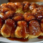 Delicious and gooey Granny's monkey bread fresh from the oven