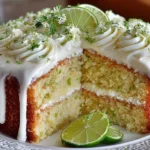 Delicious Key Lime Cake with Key Lime Cream Cheese Frosting
