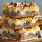 Deliciously layered Magic Cookie Bars with chocolate and nuts