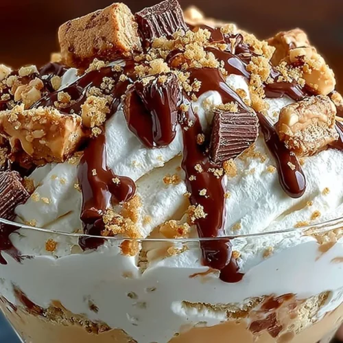 Nickers and Reese’s Cookie Dough Ice Cream Extravaganza, a delicious frozen dessert