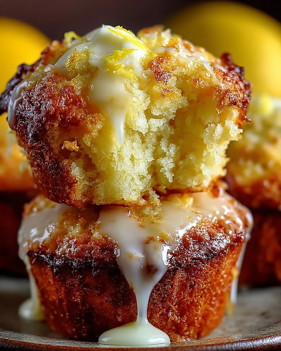 Luscious Lemon Cream Cheese Muffins
