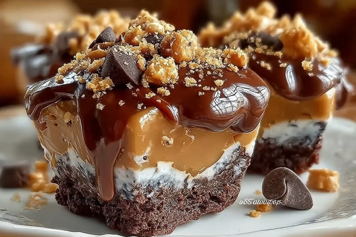Delicious no-bake moose farts dessert ready to enjoy