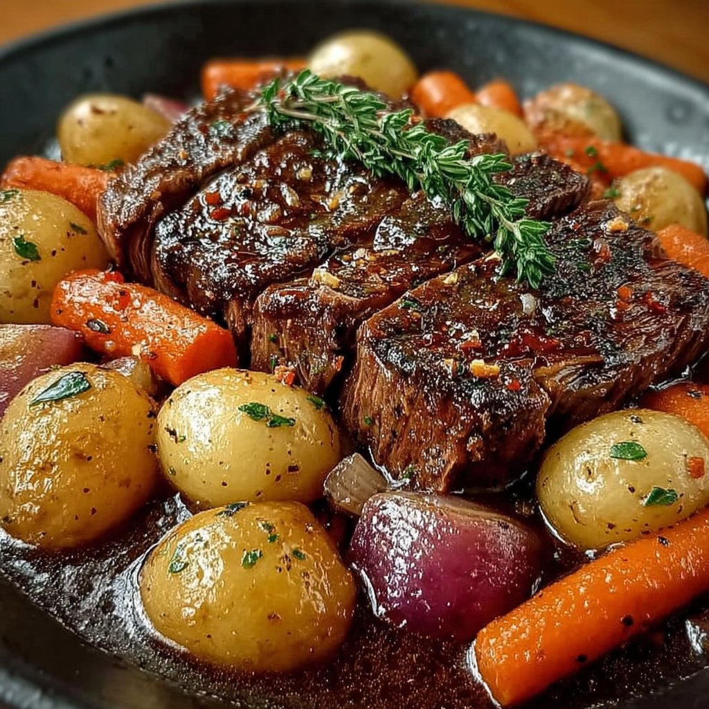 Pot Roast with Carrots and Potatoes