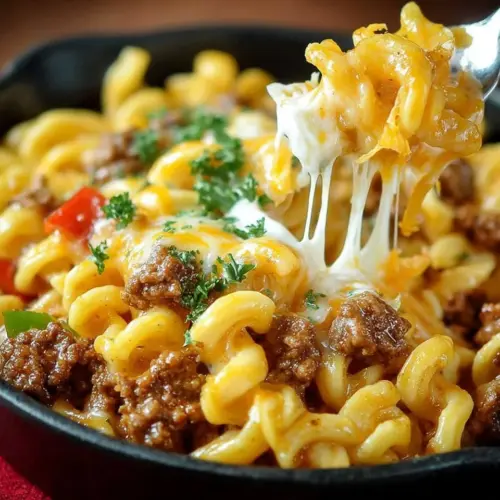 15-minute beef noodle skillet with tender beef and vegetables