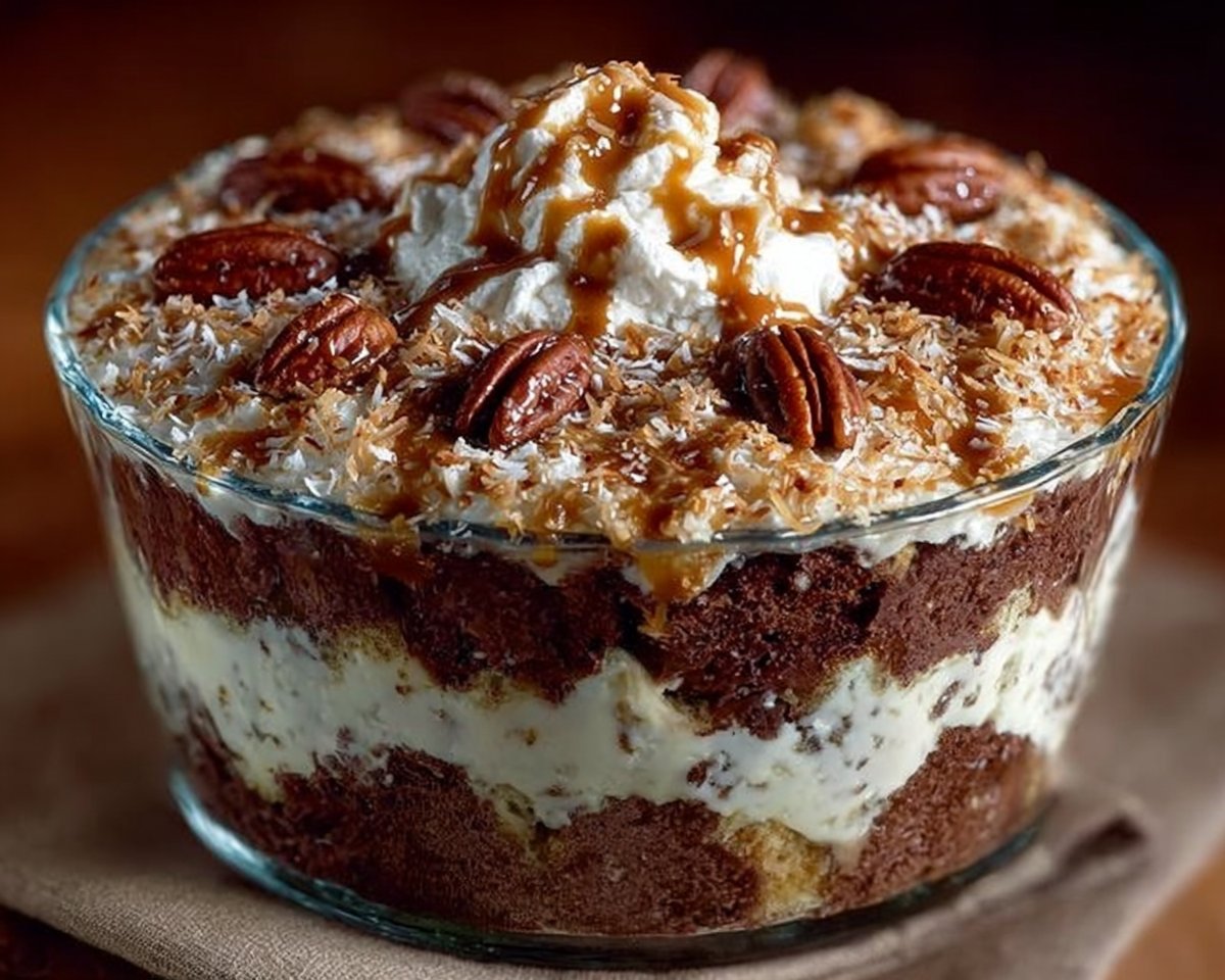German Chocolate Cake Trifle
