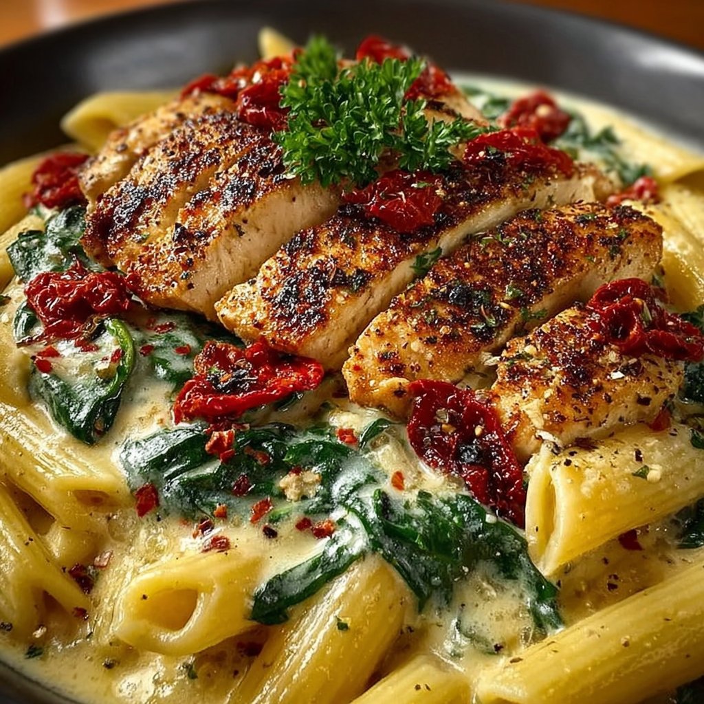 Creamy Tuscan Chicken Pasta