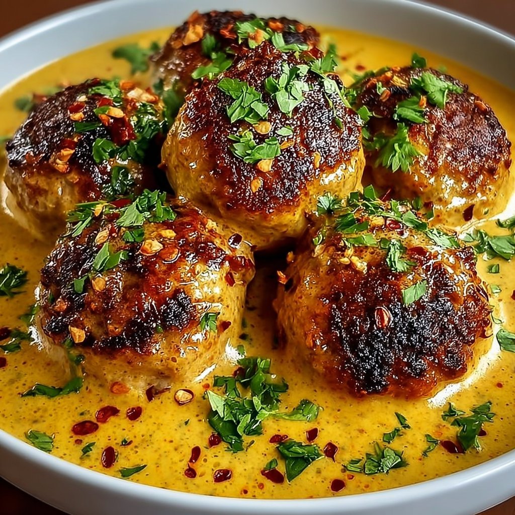 Coconut Curry Chicken Meatballs