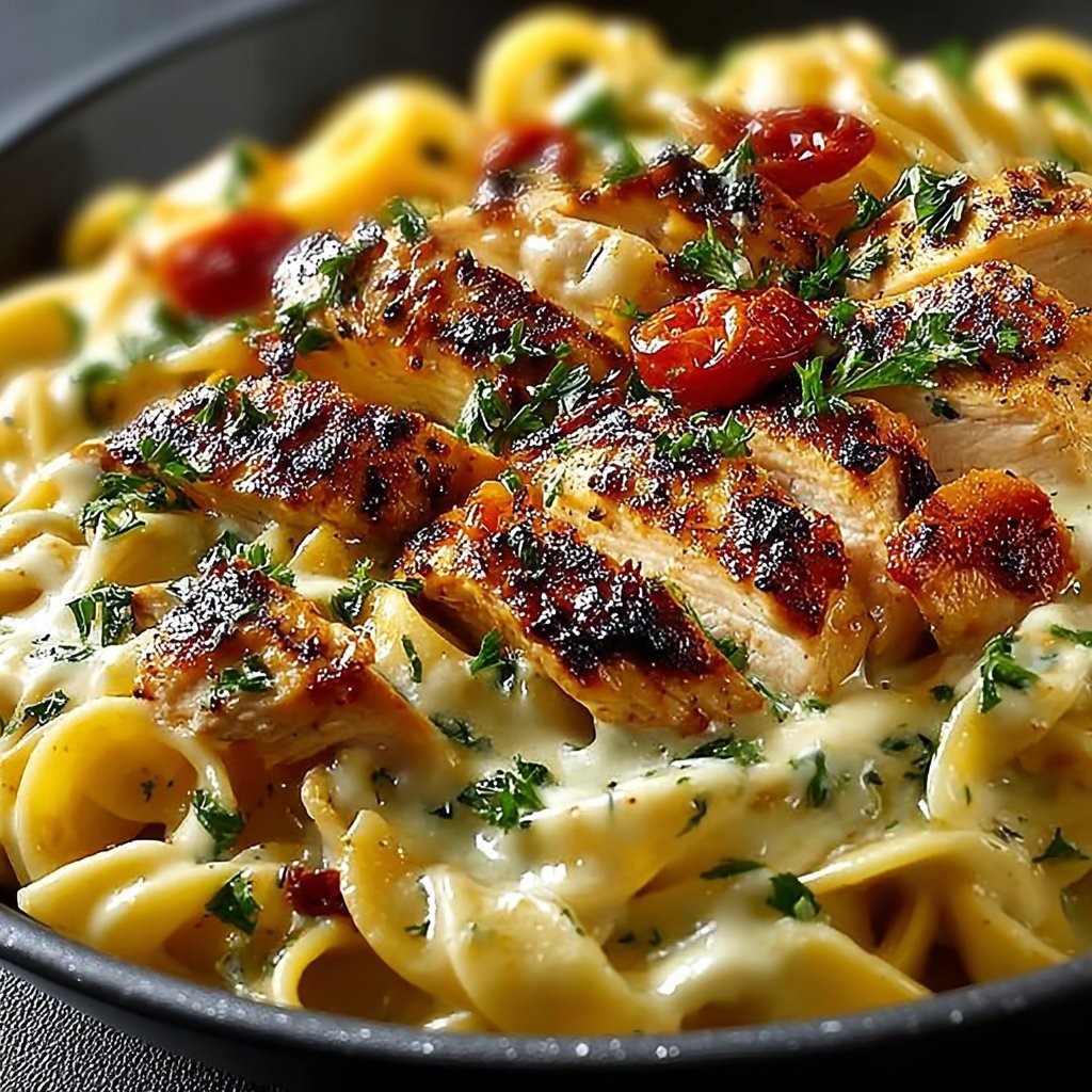 Rich Italian Chicken Pasta in Creamy Sauce