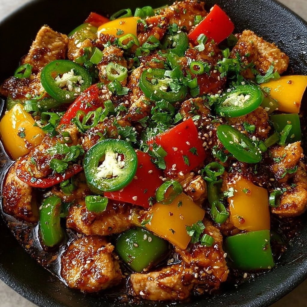 Spicy Jalapeño Chicken Stir-Fry
